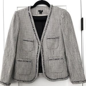 Jcrew Cotton “tweed” jacket Size 0